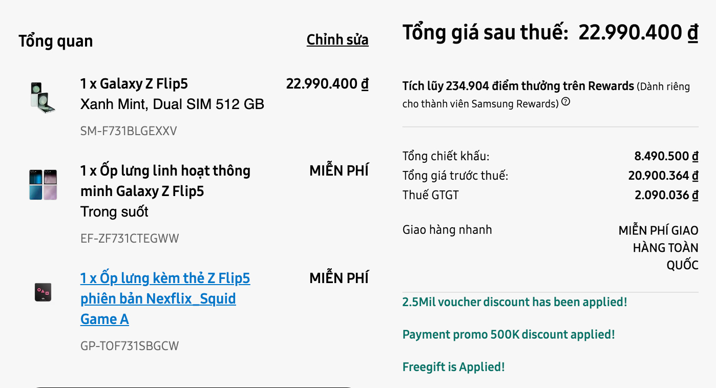 [CỰC HOT] Galaxy Z Flip5 với mức giá siêu ưu đãi chỉ từ 20tr490K cho bản 512GB - 1691408308